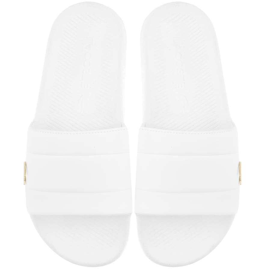 Alternative Image for ProductLacoste Croco Sliders White1